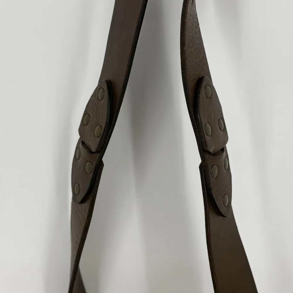 Fossil Segmented Bridle Style Women’s Brown Leather Belt Medium 40”